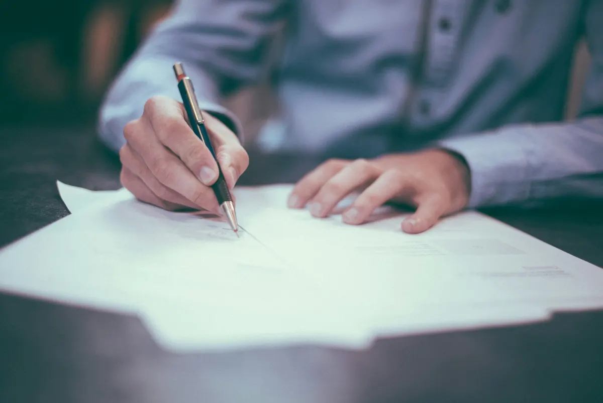 Work permit and visa paperwork prepared by Personela