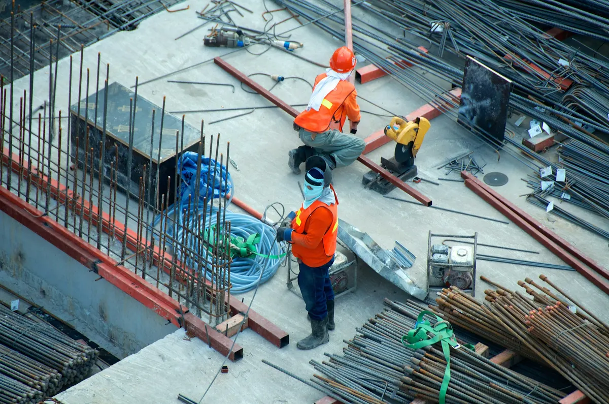 Construction staffing supplied by Personela